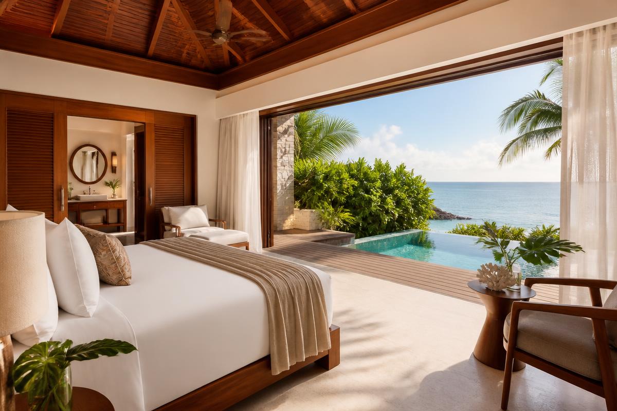 Overwater bungalow at an adults-only Caribbean Sandals resort